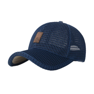 2019 New Hiphop Hat Sunproof Cap Visor For Men Women Adjustable Mesh Baseball Cap Outdoor Sunscreen Breathable wholesale