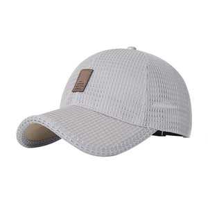 2019 New Hiphop Hat Sunproof Cap Visor For Men Women Adjustable Mesh Baseball Cap Outdoor Sunscreen Breathable wholesale